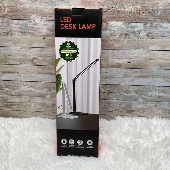 LED Desk Lamp, Touch Control Desk Lamp with 3 Levels Brightness, Dimmabl… - Picture 8 of 9